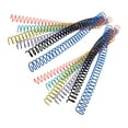 thumbnail image 4 of 12Pcs Notebook Spiral Binding Coils Colored Binder Rings Loose Leaf Binder Circles Plastic Binding Coils, 4 of 10