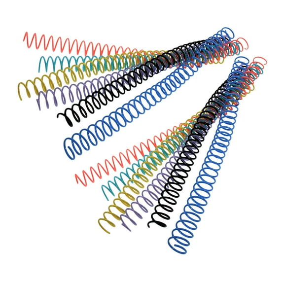 Worgeous  12 Pcs Cinch Binding Machine Binder Spirals Loose Leaf Coil