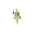 thumbnail image 1 of INDIA OVERSEAS TRADING CORP Gold Finish Brass Ship Bell with Rope, 8", 1 of 1