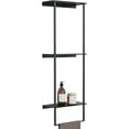 thumbnail image 5 of 3 Tier Towel Rack with Shelf and Towel , Wall Mounted Bathroom Organizer - Matte Black, 5 of 5