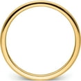 thumbnail image 2 of 14K Yellow Gold 1.2mm Half Round Satin Stackable Band (Size 10) Made In United States stk24-120y-10, 2 of 5