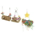 thumbnail image 1 of Tunnel, Bright Colors Safe Bird Bamboo Shredding Toys Reduce Loneliness With Natural Scent For Playing For, 1 of 8