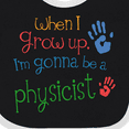 thumbnail image 4 of Inktastic Future Physicist Science Boys or Girls Baby Bib, 4 of 4
