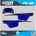 thumbnail image 3 of Kalair GFX Graphics Kit for Yamaha PW50 (All Years) Usa Series, 3 of 5