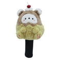 thumbnail image 3 of Funda para palo de golf, diseño de oso de peluche con dibujos animados, tejido de punto, divertida y protectora, para jugar en familia., 3 of 8