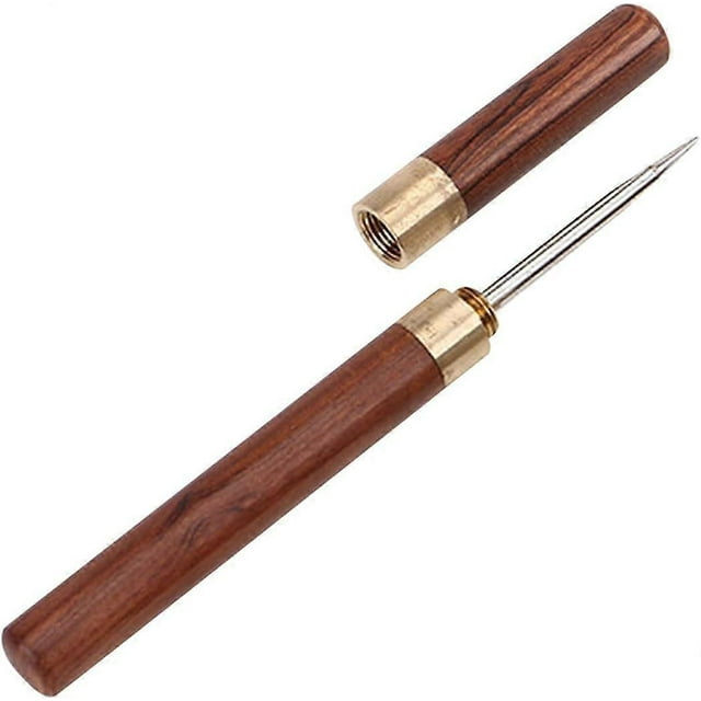 Steel Ice Picks with Wooden Handle,6.7 Inch Portable Ice Pick Wooden Handle,Used for Family,Restaurant and Bar