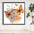 thumbnail image 3 of Pintura de diamante 5D JShteea Decoración de mariposa 30x30cm, 3 of 9