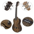 thumbnail image 2 of UK2660 26 pulgadas ukulele tenor acústico de nogal, ideal para principiantes y expertos, incluye funda, correa, cejilla, paño de limpieza y cuerdas adicionales., 2 of 6