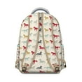 thumbnail image 3 of Cute Horse Lovers Student School Backpack with Foal and Pony Floral Pattern Rainbow Print Retro Rural Design Bookbag, 3 of 6