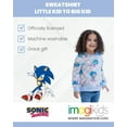 thumbnail image 3 of SEGA Sonic The Hedgehog Little Girls French Terry Sweatshirt Little Kid to Big, 3 of 5