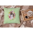 thumbnail image 4 of Carolines Treasures CK4344PW1414 Shih Tzu Green Flowers Fabric Decorative Pillow  14Hx14W multicolor, 4 of 4