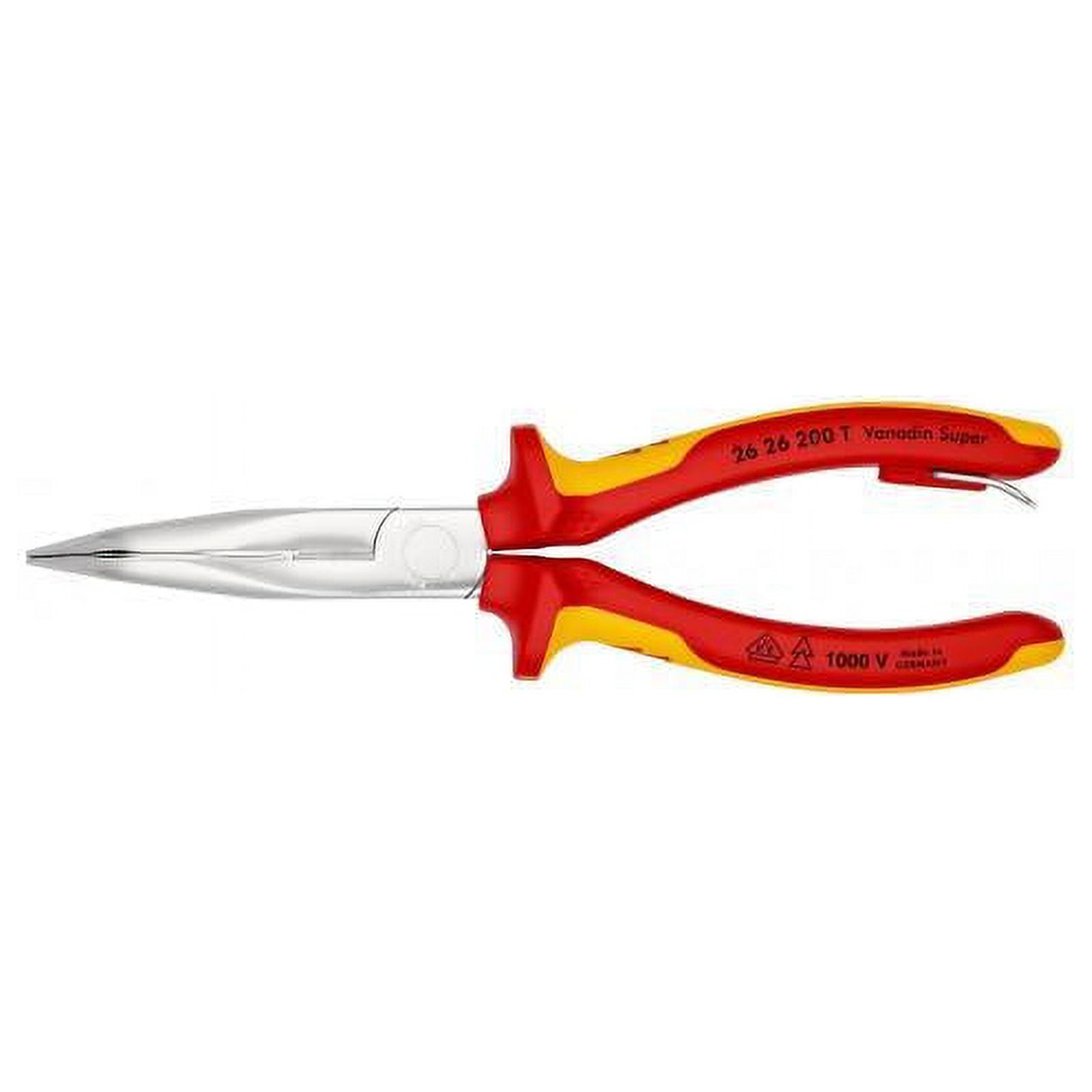 KNIPEX Tools 26 26 200 T Long Nose 40? Angled Pliers 200 mm