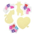 thumbnail image 2 of Fun Express 5" - 5 1/2" Valentine Wild About You Sand Art Craft Kit - Makes 12, 2 of 3