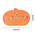 thumbnail image 4 of Cartel De Bienvenida De Calabaza Cartel De Corona De Madera Para Colgar En La Pared Para El Hogar Decoración De Acción De Gracias De Halloween Yuarrent HA037631-00, 4 of 6
