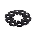 thumbnail image 2 of DECORNIJIA Guitar Pick Black Plectrums Wool 10pcs for Mandolin Banjo, 2 of 8