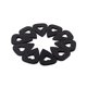 thumbnail image 2 of GOOHOCHY 10 piezas de lana hueco guitarra selecciones para guitarra bajo ukulele mandolina Banjo (negro), 2 of 7