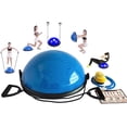 thumbnail image 2 of X Factor Balance Ball Balance Trainer Strength Dome – Half Ball Core Training For Full-Body Exercise, Yoga and Stretching – Half Yoga Exercise Ball Yoga Strength Exercise Fitness Platform w Pump Blue, 2 of 9