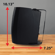 Dual LU53PB 5.25 3-Way Indoor Outdoor Speakers Pair | Weather-Resistant | Black