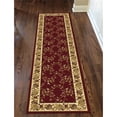 thumbnail image 2 of Radici 1427-1734-BURGUNDY Noble Rectangular Burgundy Transitional Italy Area Rug- 2 ft. 2 in. W x 8 ft. H, 2 of 2