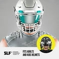 thumbnail image 3 of SLEEFS Silver Color Tinted Football  Eye-Shield Visor, 3 of 7
