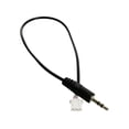 thumbnail image 4 of Cable Auxiliar de Audio de 3 Núcleos para Amplificador de Altavoces Estéreo, Cable de 30 Cm con Mini Enchufe para, 4 of 9