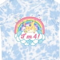thumbnail image 4 of Inktastic 4th Birthday Unicorn Rainbow Cute Girls Girls Toddler T-Shirt, 4 of 5