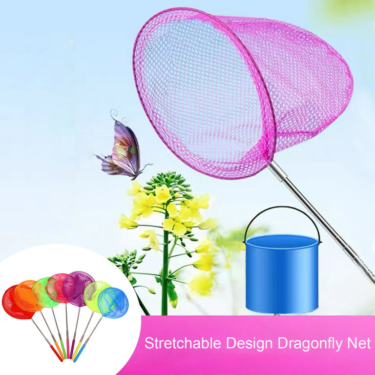 Hesroicy Catch Tadpole Net Adjustable Lightweight Portable Convenient Wide  Application Stimulate Personality Nylon Stretchable Design Dragonfly Net  Boy Toy 