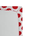 thumbnail image 2 of Ambesonne Vintage Fitted Sheet, Pop Art Retro Dots, Queen Size, Vermilion White, 2 of 2