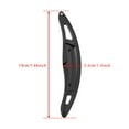 thumbnail image 6 of Steering Wheel Paddle Shifter Extension For Porsche Panamera 718 Aluminium Black, 6 of 13
