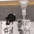 thumbnail image 1 of Suction Cup Rotating Hook, Multifunctional Storage Rack With Press-Type Switch, for Kitchen and Bathroom Wall, Clear, 1 of 6