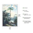 thumbnail image 2 of Copa Palm Tree (Iriartea deltoidea) - Caquetá-Japurá River Brazil - Vintage Botanical Illustration by Carl Friedrich Philipp von Martius c.1820s - Master Art Print (Unframed) 13in x 19in, 2 of 4