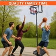 thumbnail image 3 of Basketball Hoop Outdoor 10ft Adjustable, Portable Basketball Hoop Goal System in Backyard/Driveway/Indoor, 32 Inch Shatterproof Backboard and Larger Base, 3 of 8