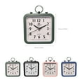 Wall Clock, Plastic Blue Alarm Clock, Bedroom Dial Easy Reader Table