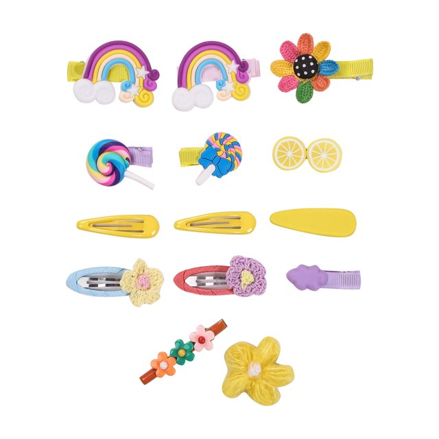 SUNSIOM Little Girls Princess Hairpins, Sweet Style Animal/Flower Bangs Clip