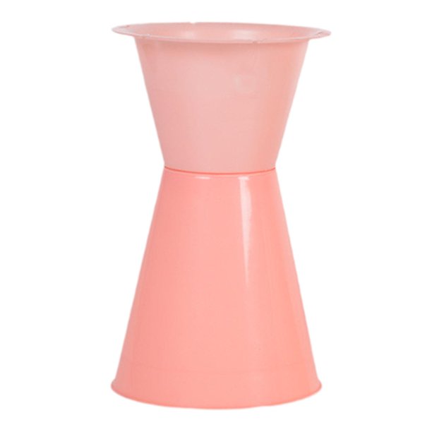 Cubo de flores Suministros para arreglos florales Decoración compacta Jarrón de lata de granja S