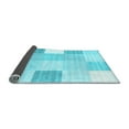 thumbnail image 2 of Ahgly Company Indoor Round Abstract Light Blue Contemporary Area Rugs, 7' Round, 2 of 4
