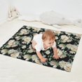 thumbnail image 2 of Pioneer Flower Floral Print Pattern Blanket,Comfortable Soft Lamb Wool Throw Blanket,All Season,Warm Lightweight Blankets for Sofa Bed Couch Living Room Chair,30"x40", 2 of 4