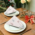 thumbnail image 3 of Coolnut Red Loving Heart Cloth Napkins Set of 6, Durable Printed Washable Table Napkins for Valentines, Weddings, Dinners Parties Home Decor, 20 x 20 Inch Washcloth Gift, 3 of 7