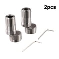 thumbnail image 3 of Extendable Nipple for 360° Rotatable Corner Joint Faucet Angled Curved Foot Shower, 3 of 6