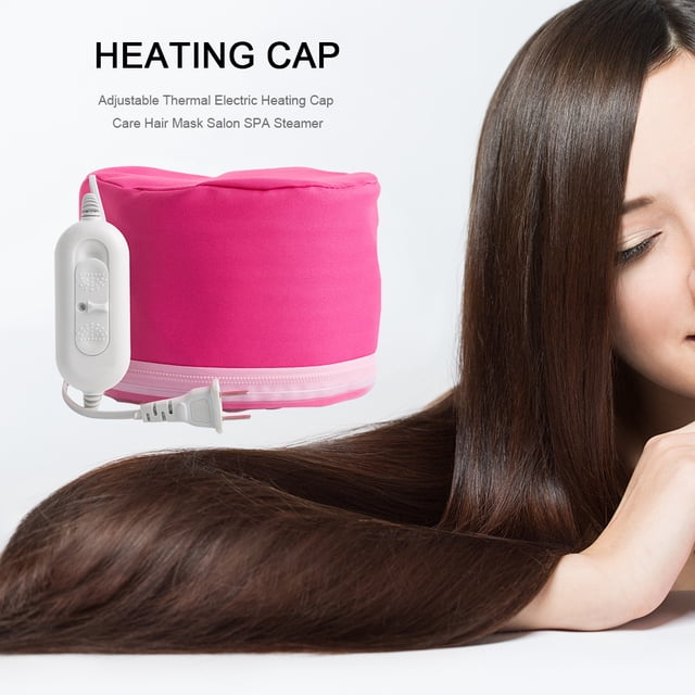 Vaporizador De Tapa Calefactora Calentador térmico eléctrico ajustable, mascarilla para el cuidado del cabello, vaporizador de SPA para salón