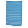 thumbnail image 3 of Bersuse 100% Coton - Couverture TG Anatolia Serviette Turque - 61 x 82 Pouces Bleu Océan, 3 of 5