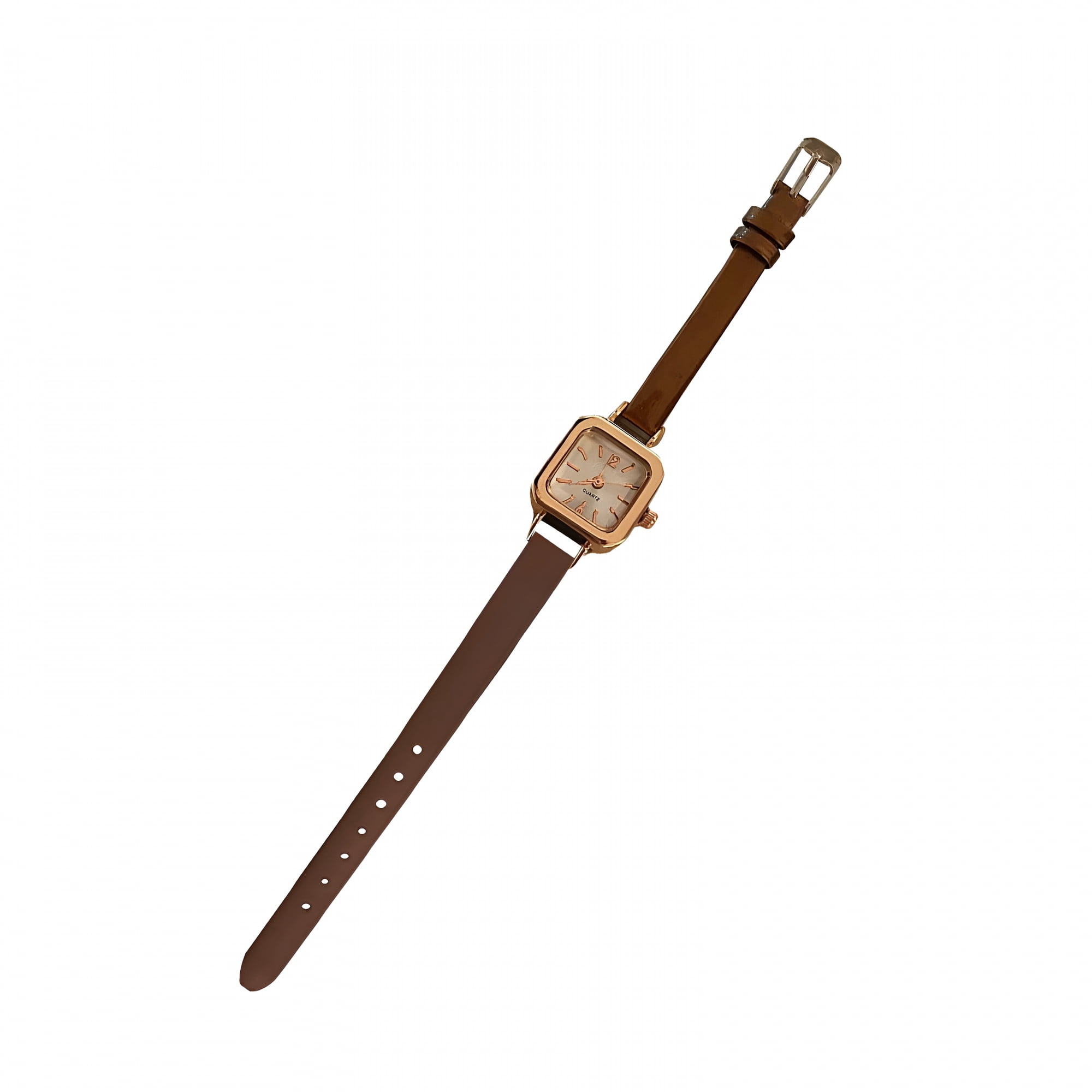 DESIGNICE Small Dial and Thin Strap Watch Light Luxury Small Exquisite High Grade Feminine Temperament Women's Quartz Watch Simple Women's Watch