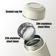 thumbnail image 4 of Stainless Steel Insulated Cup, 240ml Mini Compact Travel Mug with 316 Grade Construction, Leak-proof Lid & Long-lasting Temperature Control for Hot and Cold Drinks, Perfect for Commuting,, 4 of 8