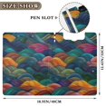 thumbnail image 3 of FORMRS A4 Clipboard Folder with Pen Holder Horizontal Foldable School Office Binder, Colorful Waves Pattern, 3 of 9