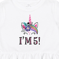 thumbnail image 4 of Inktastic 5th Birthday Unicorn Party 5 Year Old Girl Girls Toddler Dress, 4 of 5