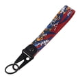 thumbnail image 5 of Llavero con forma de pico de águila y figuras geniales de anime, cordón corto usado en el teléfono, soporte para credencial, colgante USB, cordón portátil para llaves, 5 of 5