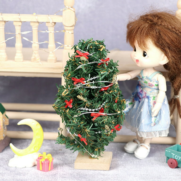 Vintage Under the Tree Dollhouse Miniature Christmas Decorations