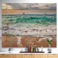 thumbnail image 2 of Design Art - Vagues Moussantes Bleu Cristallin, 2 of 5