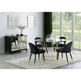 thumbnail image 3 of Newboti Furniture Black Arched Back Side Chairs (Set of 2) 22613, 3 of 13
