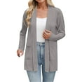 thumbnail image 2 of Pyhlmscde Women's Long Sleeve Thin Cardigans, Womens Tops, Sweatshirt for Women, Knit Cardigan, 2 of 5